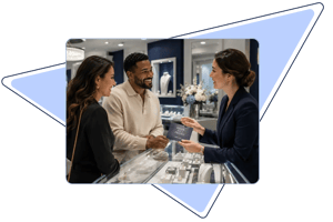 Referral loyalty platform for jewelers